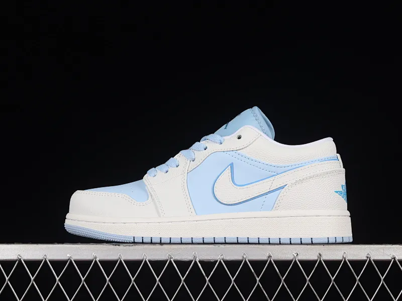 All categories Air Jordan Jordan series basketball shoes Air Jordan 1 Low Z version Air Jordan 1 Low AJ1 Joe 1 ice blue low-top cultural and leisure sports sneakers DV1299-104